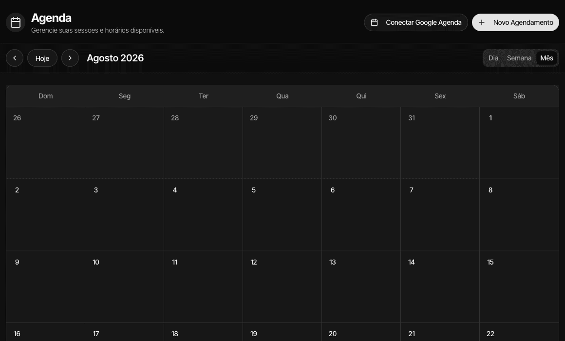 Agendamento simplificado